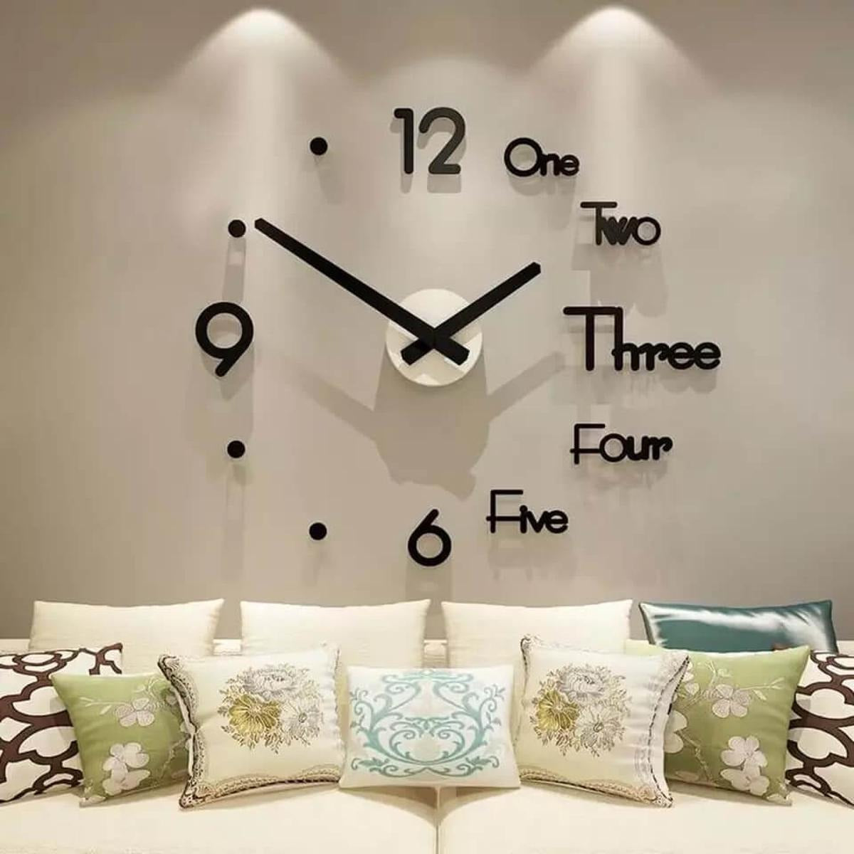 Wooden 3D Bird Wall Clock for Home,
