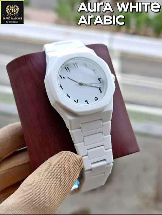 Black Arabic Aura Watch