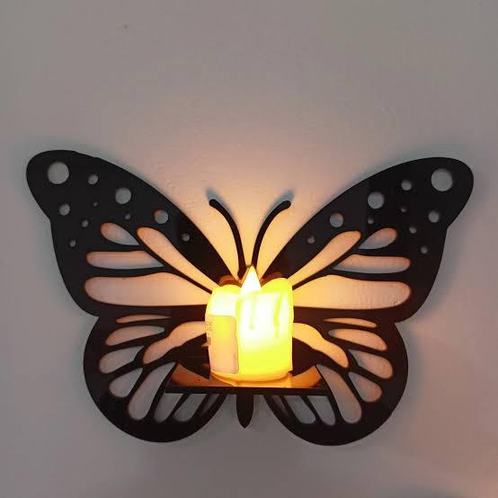3 Decorative Butterfly Wall Shelf,