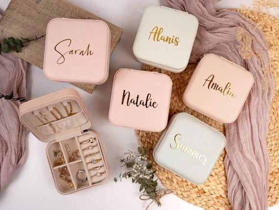 Jewellery Organizer Box with Zipper