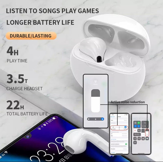 AirPods Pro 6 Hi-Fi Wireless Airbuds
